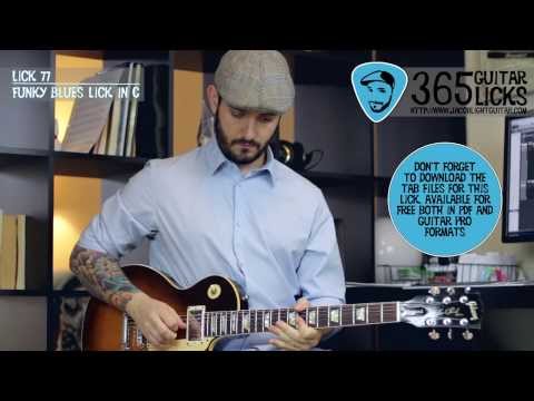 Lick 77/365 - Funky Blues Lick in C | 365 Guitar Licks Project