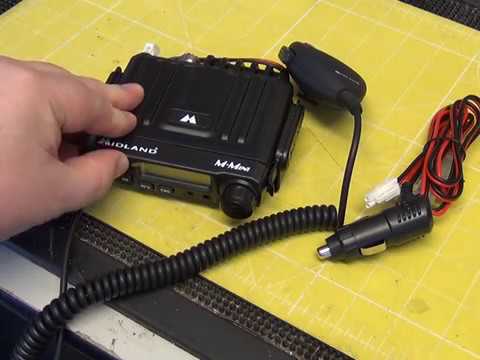 Midland M-Mini CB radio (mobile) overview & servicing. (CE Multi-Norm)