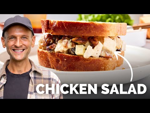 Pecan & Apple Chicken Salad | A nice, light transitional food into fall!