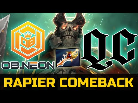 OB.NEON ESPORTS VS QUINCY CREW - RAPIER COMEBACK SINGAPORE MAJOR DOTA 2