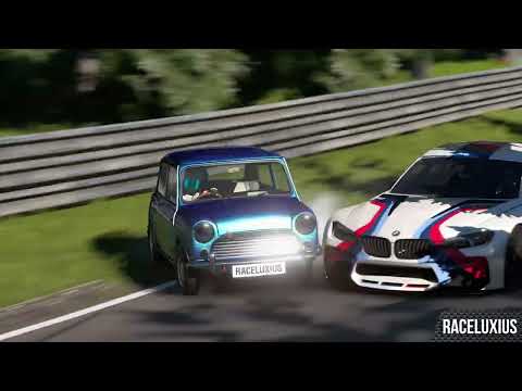 Thumbnail for Mini-Cooper 'S' 1965 vs BMW Vision Gran Turismo at Nurburgring Nordschleife Track Day by Vision Gran Turismo