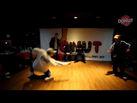 DONUT02 hiphop battle FINAL "K-MAN vs Q-VO"