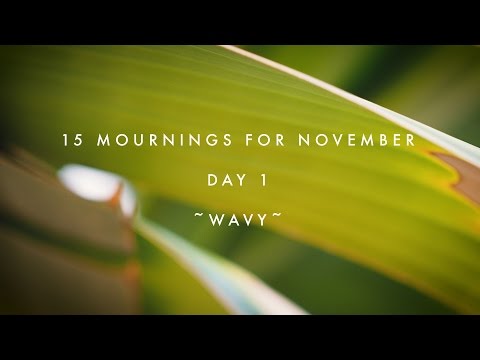 15 Mournings for November - Day 1 - Wavy | J-Kraken Vlog