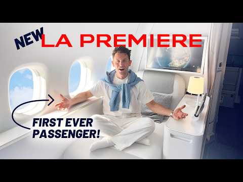 NEW AIR FRANCE FIRST CLASS! Inaugural La Première Flight