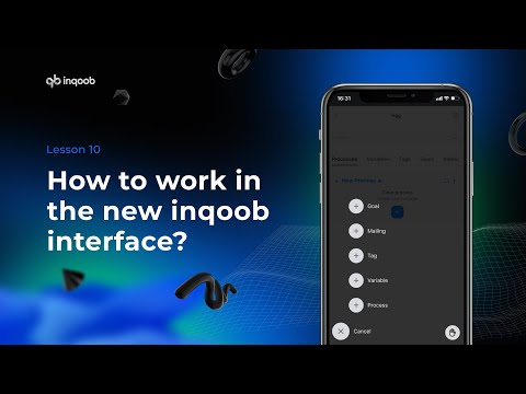 How to work in the new inqoob interface?