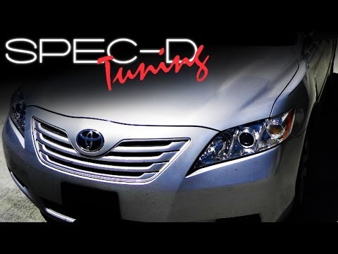 SPECDTUNING INSTALLATION VIDEO: 2007-2008 CAMRY HEADLIGHT