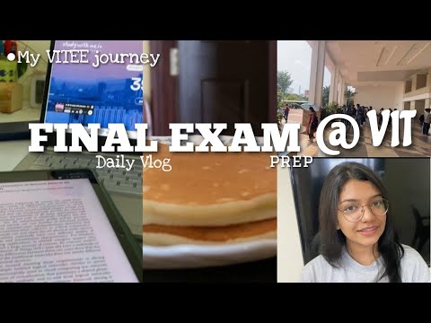 How did I join VIT? | Final Exam @ VIT | Daily vlog