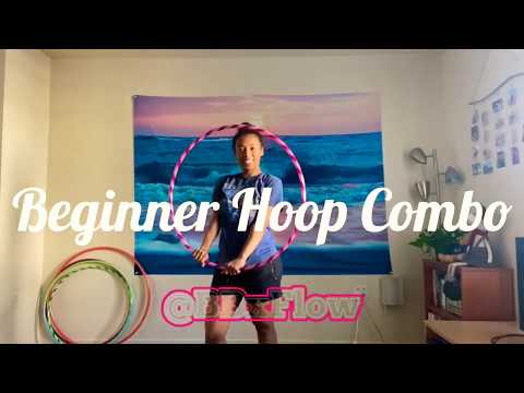 BEGINNER LEVEL EASY HULA HOOP COMBO TUTORIAL