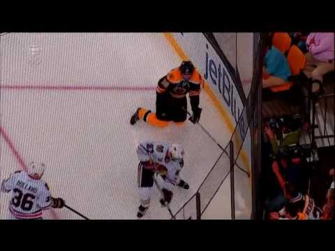 Patrice Bergeron's goal after the Jaromir Jagr No Quit Play leads to the Goal June 19 2013 HD Game 4