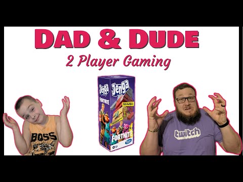 Dad & Dude | Fortnite: Jenga | Board Game | Play Through