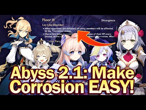 HEALER META is NO JOKE! Spiral Abyss 2.1 Tips and FLOOR 11 Corrosion Full Run | Genshin Impact 2.1