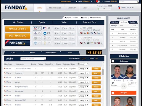 How to Play Daily Fantasy Sports : Comprehensive Walkthrough (Full Version)