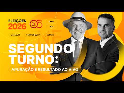 ESPECIAL 2º TURNO ELEIÇÕES 2026 | O TRÊS NEWS — COM CESAR CALEJON, VIVI MESQUITA E LEANDRO DEMORI