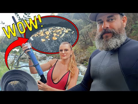 Mining GOLD With a WATER GUN?