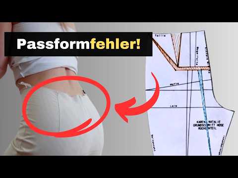 Hose rutscht, zu wenig Stoff in der hinteren Mitte