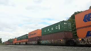 Canadian Pacific 133 westbound at Bedell, Ontario. September 6, 2025.