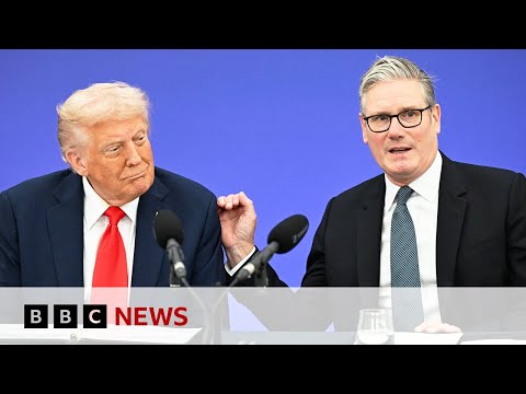 Video | LIVE: ‘Putin let me down’ Trump says in press conference with Starmer | BBC News