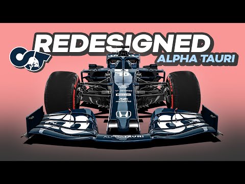 My REDESIGN of the 2021 Alpha Tauri Formula 1 Car