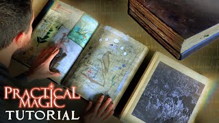 PRACTICAL MAGIC SPELLBOOK TUTORIAL #practicalmagic #grimoire #diy #tutorial #bookofshadows #howto