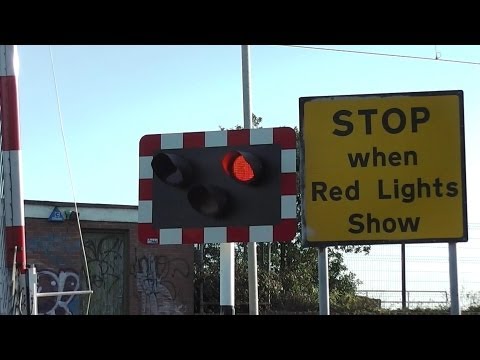 Level Crossing at Merrion Gates - 22000 Class Intercity Train