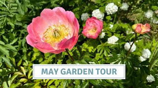 May Garden Tour, Flowering Perennials + Shrubs, English Country Garden // Cottoverdi