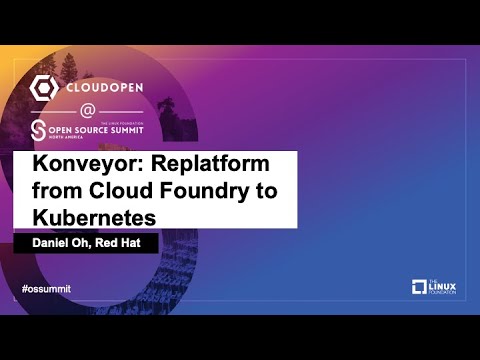 Konveyor: Replatform from Cloud Foundry to Kubernetes - Daniel Oh, Red Hat