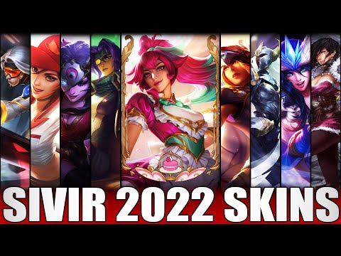 ALL SIVIR SKINS 2022 | Including Cafe Cuties Sivir
