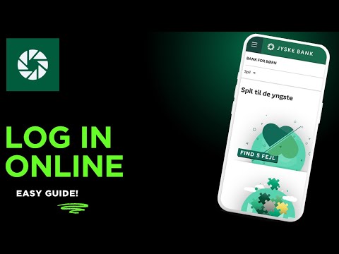 How to login to Jyske Bank online banking Denmark