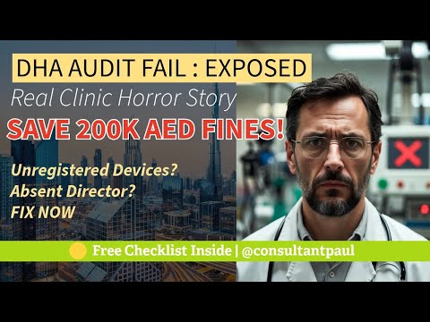 200K AED DHA Fine Exposed: Unregistered Devices Found — Dubai healthcare video by Spectronix Consultancy