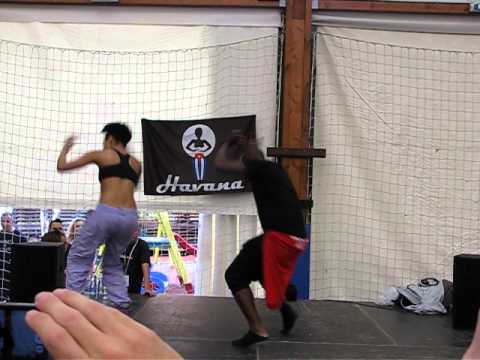 Fredyclan & Lisleinis - Havana en Belgrado 2014 / Tecnica de movimiento afrocubano