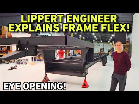 LIPPERT ENGINEERING VP Explains RV Frame Flex in depth! Normal vs Abnormal!