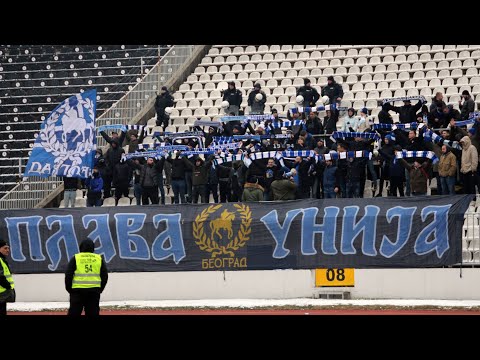 Plava unija u Humskoj (Partizan - OFK Beograd 4:1, 15.02.2025.)