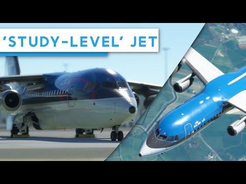 STUDY LEVEL Airliner for MSFS? | JustFlight BAe 146 Review!