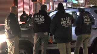NYPD 75 precinct: Police shots fired at suspect ,Follows Police car crash:Suspect gets away Brooklyn