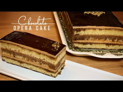How to make OPERA CAKE | Opera cake recipe #operacake #chocolatecake