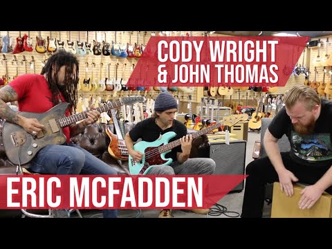Eric McFadden with Cody Wright & John Thomas at Norman's Rare Guitars
