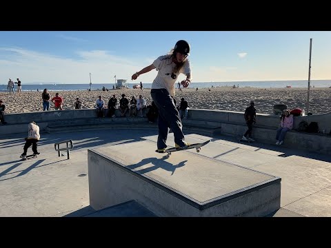 ANDY ANDERSON RAW SKATEBOARDING AT VENICE SKATE PARK !!! - NKA VIDS -