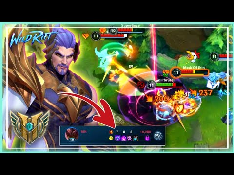 Tryndamere vs Malphite Build AP BARON LANE WILD RIFT GAMEPLAY || Brutal WR