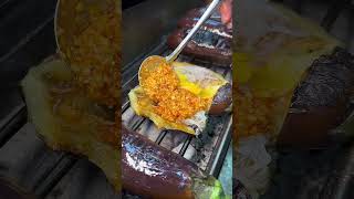 Incrível Berinjela Grelhada com Molho de Pimenta