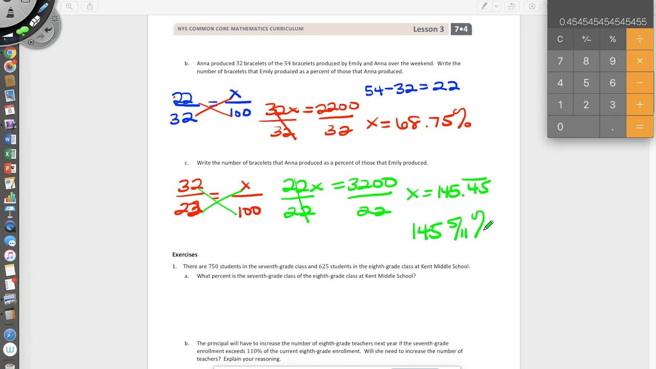 7TH GRADE MODULE 4 LESSON 3