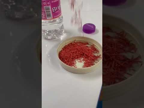Detergent colour needles