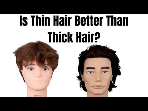 Is Having Thin Hair better than Thick Hair? - TheSalonGuy