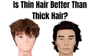 Is Having Thin Hair better than Thick Hair? - TheSalonGuy