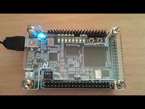 OpenRISC on DEO Nano, tap detection, pulsing LEDs