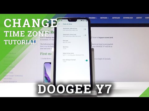 How to Select Date and Time on DOOGEE Y7