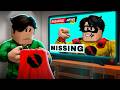 His SUPER HERO Brother Went MISSING A Roblox Movie