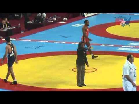 2011 Worlds Freestyle 74kg Semis - Jordan Burroughs (USA) vs. Ashraf Aliyev (AZE)