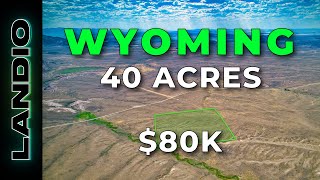 LANDIO • SOLD • 40 Acres of Wyoming Ranch Land for Sale