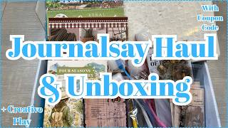 JOURNALSAY HAUL & UNBOXING + CREATIVE PLAY