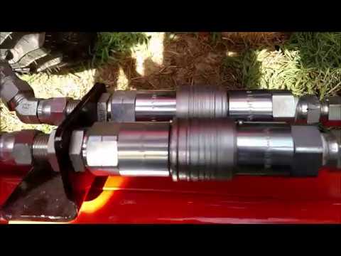 Flat Face (ISO16028) Couplers for 3rd function and EA Wicked 55 Grapple